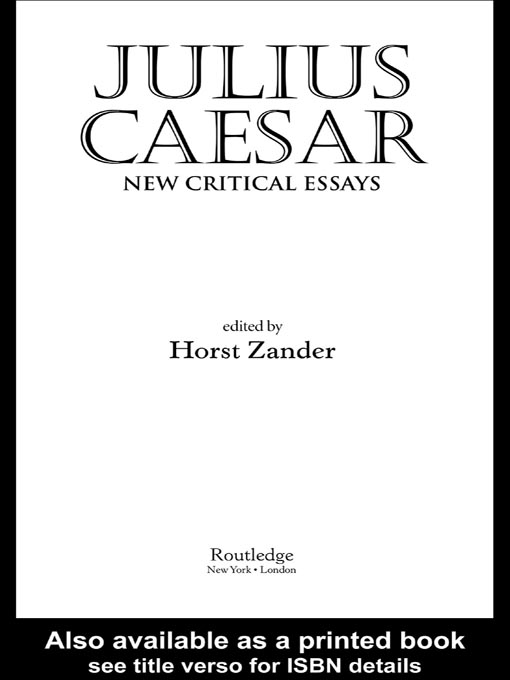 Cover image for Julius Caesar